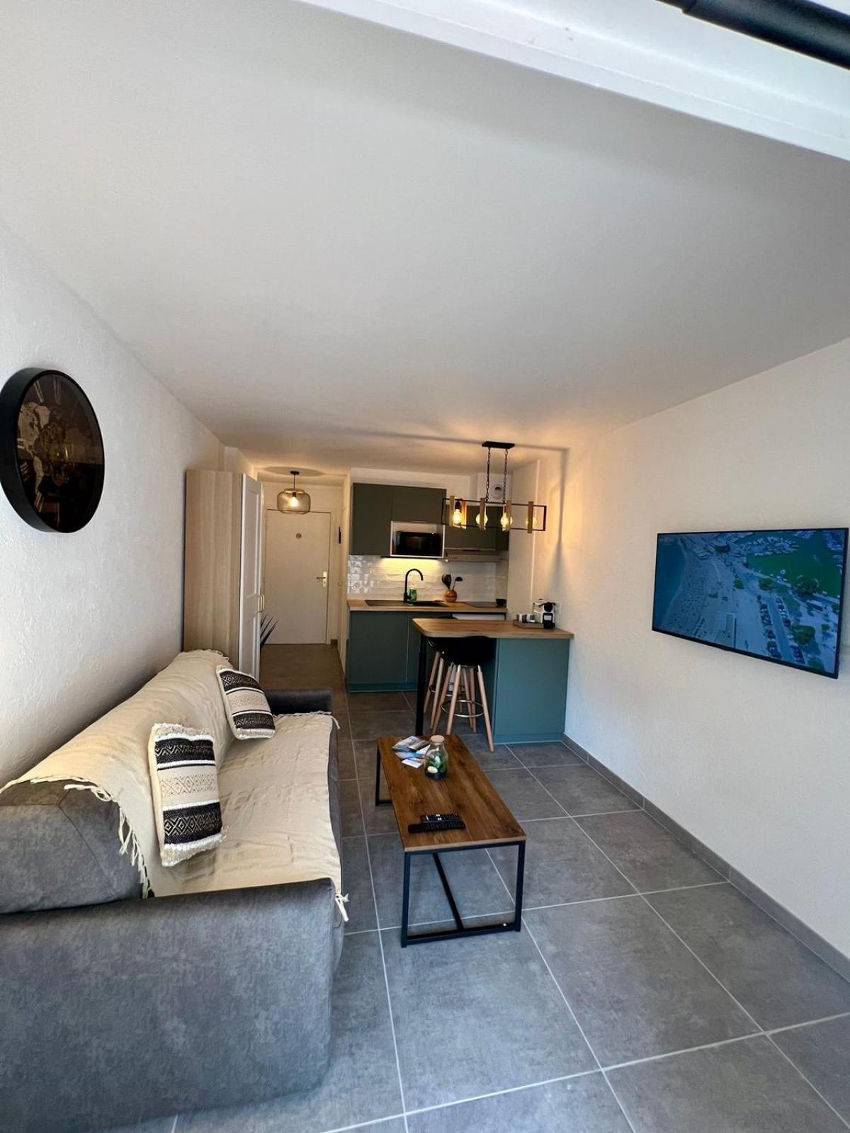 Studio Climatise, Cosy Et Calme Au Centre Ville Antibes Zewnętrze zdjęcie